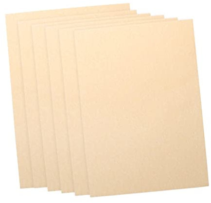 GRIRIW Vintage A4 Paper Sheets 90g Light Brown 50-Pack Parchment Paper for Certificates and Diplomas