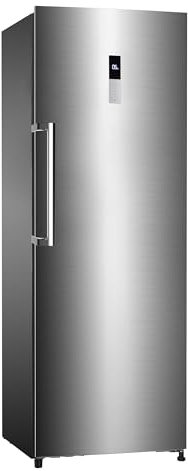 SCHOEPF – GS282IX Gefrierschrank 185 cm – Edelstahl – 282 L – No-Frost Technologie – Schnellgefrierfunktion – 42 dB – höhenverstellbare Füße – Energieeffizient – 249 kWh/Jahr