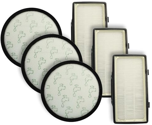 vhbw Filter-Set kompatibel mit Rowenta Silence Force Cyclonic Parkett RO7230, RO7230EA Staubsauger - 6x Filter (Abluft/EPA-Filter, Vormotor-Filter)