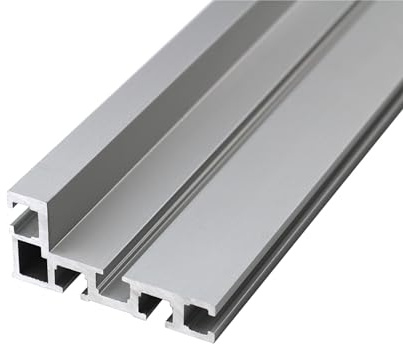 ONLISUM 75 Typ T Nut Schiene Gehrungsschiene,600mm T Track Schiene,DIY T-Nut Gehrungsschienenlehre,Aluminium T-Nut Führungsschiene,Holzbearbeitungs-Tischkreissäge Mini-T-Schiene für Zaunbefestigung