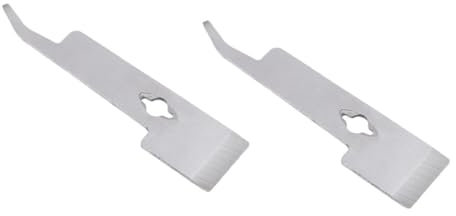 POPETPOP 2stücke Bienenzuchtzubehör Gebogene Bienenstock-krümmungsschaber Edelstahlschaber Für Imkerwerkzeug Zum Reinigen des Kastenbodens Und Abschaben Von Propolis Und Bienenwachs