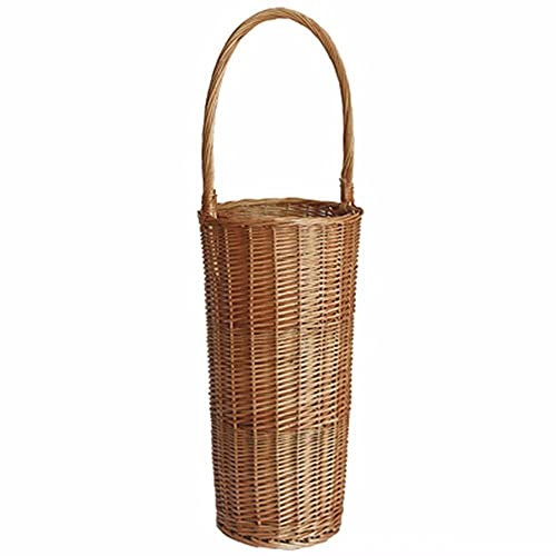 Rattan Wicker Umbrella Stand Storage Rack for Office Living Room Decor Hallway Entryway Basket Organizer 52 * 21 * 25Cm
