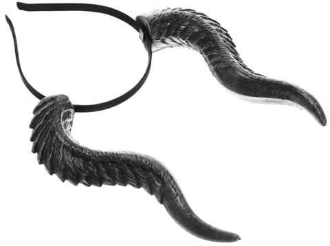 LIFKOME Verstellbares Teufelshorn Stirnband aus Langlebigem Resin Leichtes Halloween Cosplay Accessoire mit Abnehmbaren Hörnern Komfortabel für Damen und Herren bei Kostümfesten und