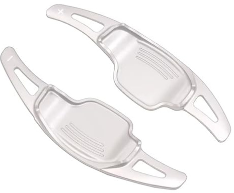Compatible Con Buick Para Regal GS Para LaCrosse 2016-2019 GL8 2017-2019 Para Verano 2015 2016 2017 2018 2019 Paletas De Cambio Del Volante Del Coche Levas De Volante(Silver)