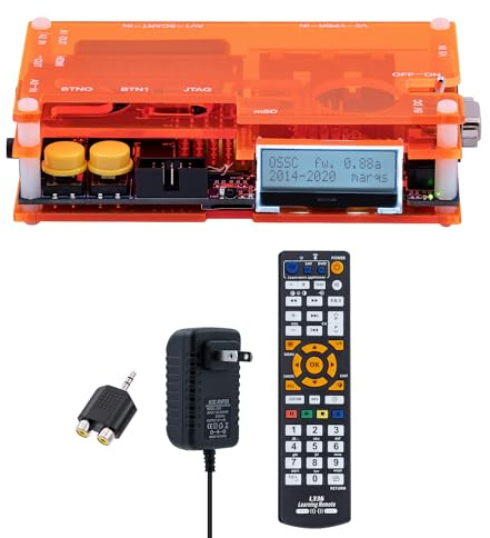 Mcbazel OSSC SCART Component VGA to HDMI Open Source Scan Converter v1.6 for Retro Gaming Saturn SNES PS1 Console US Plug