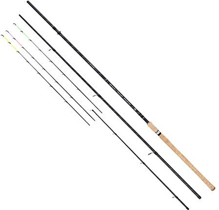 Mivardi Genesis Karpfen Feederrute 3-teilig inkl. 3 Spitzen 3,90 m (40-90 g)