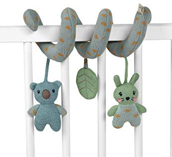 Sterntaler 6612170 Stay TRUE to nature Spielzeugspirale, Hase Kinni und Koala Kalla, Alter: Für Babys ab der Geburt, Mehrfarbig