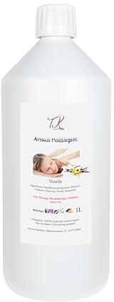 1l Aroma Massageöl - Vanille für Massage, Physiotherapie, Wellness, Sport in Pharma Qualität