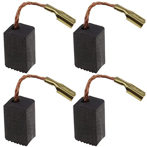 ECSiNG 2 Paia Di Spazzole Di Carbone Per Smerigliatrice Angolare 6,3x8x13,5mm/0,25x0,31x0,53 Pollici Compatibile Con Ryobi EAG950RB 115 125 D54 Pezzo Di Ricambio Per Utensile Elettrico