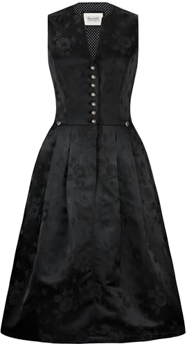 Stockerpoint Dam Dirndl Daphne klänning, svart, standard
