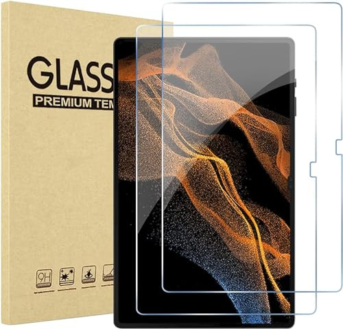 SPOTEX Samsung Galaxy Tab S8/S9 Ultra (2022, 2023) Tempered Glass with 14.6 Inch Display (Pack of 2)
