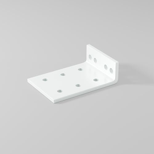 home Trends Markisenhalterung Decken- und Wandhalterung /Dachsparrenhalter mit Befetigungsmaterial Stahl/Aluminium und Weiß/Antrazit zur Auswahl (35/40 Dual-Stahl-weiß)