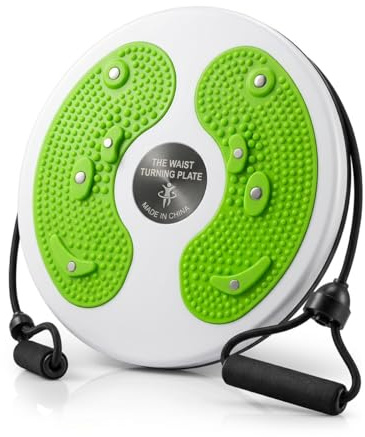 SUSY SHOP Pedana Rotante Fitness Twist, Twisting Disco per Ginnastica Attrezzo per Addominali Fianchi e Vita, Piattaforma Antiscivolo per Allenamento Casa, Palestra e Dimagrimento