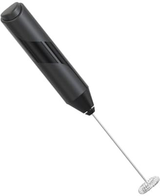 DECHOUS Sbattitore Elettrico per Uova Portatile Nero in Abs, Handheld senza Bave Velocità 10000-14000rpm per Cucina e Pasticceria Domestica