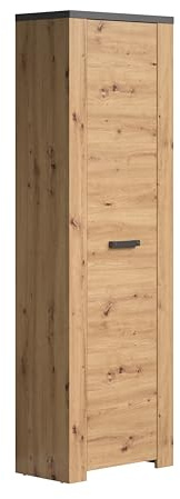 Garderobenschrank Follow Artisan Eiche · B 62 x H 199 cm | B 62 x H 199 x T 35 cm · 1 Tür, 1 Einlegeboden