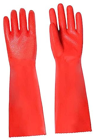 BCOATH Dishwashing Gloves Thicken Kitchen Cleaning Gloves Non-slip Design for Housework