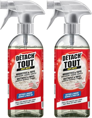 Détach'tout Détachant Moquette Et Tapis 500ml (Lot de 2)