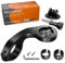 NICEDACK Fahrradhalterung kompatibel mit Garmin Edge, Fahrrad Halterung für Garmin Edge 500 510 520 530 540 130 130 Plus 25 20 800 810 820 830 840 1000 1030 1030 Plus 1040 mit Action Kamera Halter Set