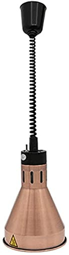 NSTVVEE Lampe chauffante Commerciale pour Aliments, Chauffe-Plats pour fêtes, buffets, Chauffe-Plats pour buffets, Lustre à Hauteur réglable pour Noël