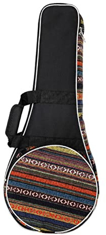 Milisten Mandolinentasche Handtasche Tragbare Instrumentenaufbewahrungstasche Rucksack Im Nationalen Stil Mit Zubehör