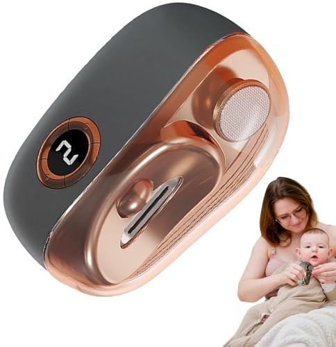 USB-Nagelpflege, elektrisches Zehennagel-Trimm-Set, wiederaufladbar, leiser 3-Gang-Motor, LED-Beleuchtung, komfortables Handdesign, sicheres Maniküre-Werkzeug für Senioren, ältere Menschen, Kinder