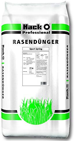 HACK Rasenlangzeitdünger Sport Spring 25 kg Rasendünger Profidünger Sportplatz