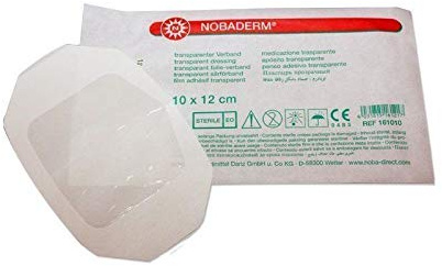 Nobamed Folienverband für Wunden, steril, verschiedene Größen, 50 Stück (6 cm x 7 cm)