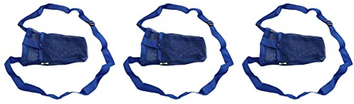 Hosie Porte-Bouteille d'eau, élingue de Bouteille d'eau Non Déformée avec Bandoulière Réglable pour la Randonnée, Le Camping (Bleu)