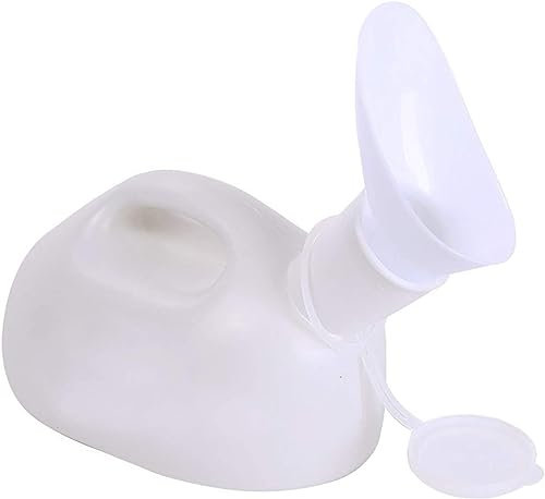 Urinflaschen, Plastikurinflaschen für Männer, Unisex-Töpfchen-Urinale for das Auto, tragbare Pipi-Flasche, mit Deckel und Trichter, auslaufsichere Urinale for das Auto, Reisen, Camping, Outdoor (Farbe
