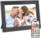 Hesmor Cornice Digitale Foto WiFi 10.1 Pollici 1280x800 32 GB Portafoto Digitale Schermo Tattile IPS LCD Frameo Cornice Foto Digitale Elettronica Rotazione Auto Condividi Foto e Video Tramite, Nero