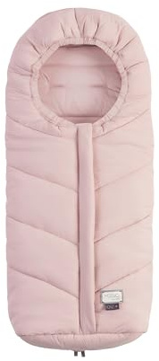 Nuvita 9925 Junior One+ | Sacco universale per passeggino | Protezione da 6 a 36 mesi (100cm)| Protezione fino a -18°C e Impermeabilità anti vento | Rosa Tenue