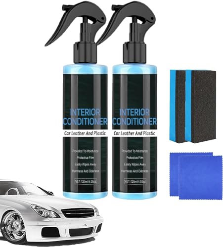 EXQST Leder Conditioner Touch Up Spray und Reiniger Auto Leder Reiniger Autositz Polsterreiniger Ledermöbel Politur und Reiniger