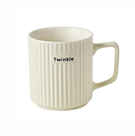 Tazze da caffè 10oz (300ml) Tazza in ceramica color latte for uso domestico Tazza da colazione Tazza da latte Tè pomeridiano Caffè Adatto for l'ufficio e l'uso quotidiano a casa Tazze da Colazione