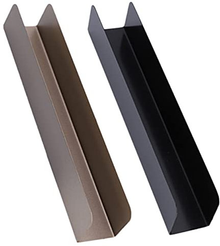 SHOWERORO Stampo Per Biscotti Lunghi Antiaderente in Metallo Dorato e Nero, Design a Forma Di U, Set Da 2 Pezzi, Adatto Per Cucina e Forno Domestico, Per Biscotti Ai Mirtilli Rossi