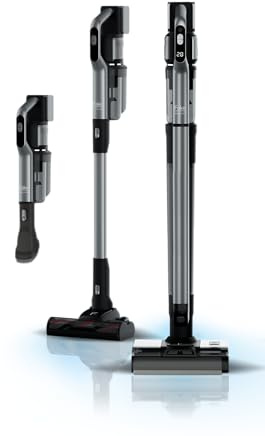 Fakir WD 9 Pure Clean 3in1 Nass- Trockensauger Akku, 400 Watt, Wischsauger, dualer Bürstenwalze, 180° horizontale Reichweite, Sprachausgabe, Multifunktionale Reinigungstation, LED-Display