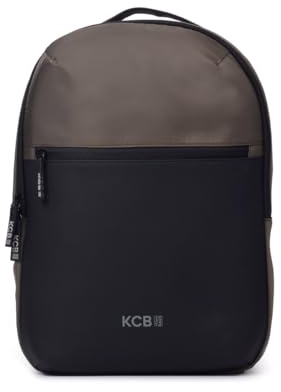 KCB Petit sac à dos double pour homme | Design spacieux et pratique | Poches multifonctions | Variété de compartiments | Compartiment pour tablette | Poignées réglables | 100 % végan