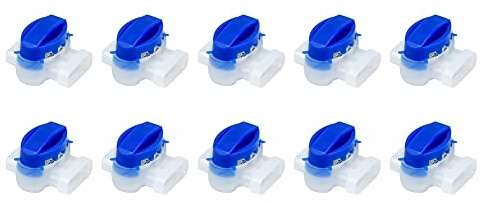 Elektrische Kabelverbinder Wasserdicht Anschlussklemmen ohne Abisolieren für Gardena/Husqvarna/Worx/Robomow Rasenmäher