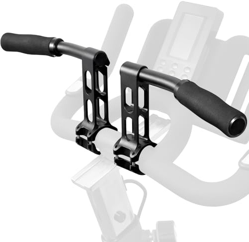 NANRENFYI 1 Pair Handlebar Extender, for Handlebar Extenders for Indoor Exercise, New Handlebar Extensions for Peloton, Compatible Bikes Black