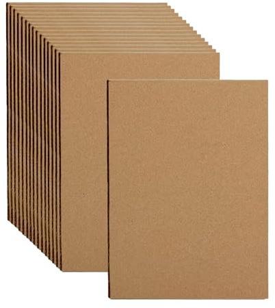 A3 Corrugated Cardboard Sheets,Large Brown Kraft Card Craft Packing Paper,Sturdy Corrugated Mount Board for Kids DIY Painting(20pcs)