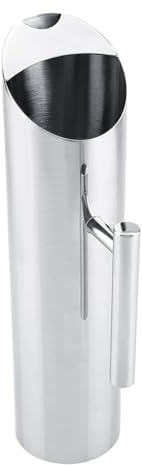 Generic Brocca di Alta qualità in Acciaio Inossidabile con Beccuccio per la Protezione del Ghiaccio, Maniglia Ergonomica, Design Elegante per L'ufficio (2L)