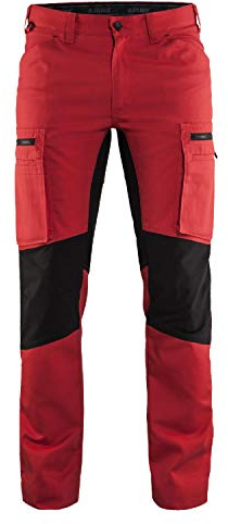 'blaklaeder Service di pantaloni alla zuava Stretch taglia C44 in rosso/nero, 1 pezzi, 145918455699 C44