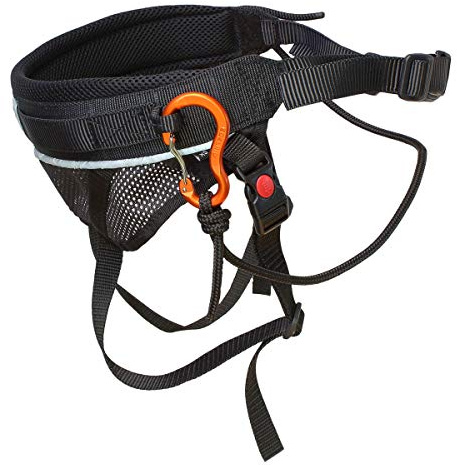SLEDWORK Running Belt schwarz/orange | SWRBSO | für Sportive Einsätze, Größe:XL