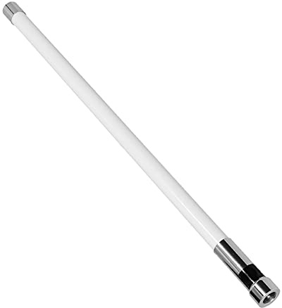 Antena Walkie Talkie NL-550, Antena VHF UHF De Alta Ganancia para Coche De Banda Dual De 200 W, Antena De Radio Móvil SMA-Hembra Compatible con La Mayoría De Radios Bidireccionales(Blanco)
