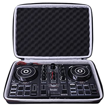 XANAD Étui de Transport Rigide pour Manette de DJ Hercules DjControl inpulse, Numark Party Mix II, Modèle 200 Mk2, Couleur Unie