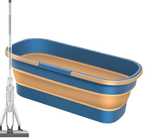 Waschschüssel, tragbar, Picknick-Tablett, leicht zu reinigen, , Laminat und Fliesen. Waschbarer Moppkopf