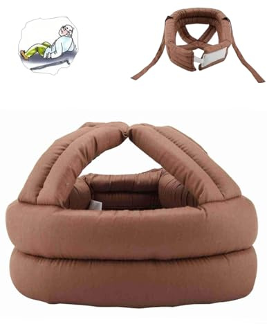 Schutzhelm-Stoßstangenkappe, verstellbar, bequem, Sicherheitshut, Sturzprävention für ältere Männer mit Spitze (Khaki Belt Style)