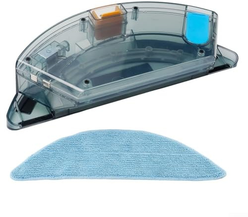 Feegow Ersatzteile – Wassertank + Wischtuch für Tesvor S5 S5Max Staubsauger, 350 ml Wassertank mit großem Fassungsvermögen zur Verbesserung der Reinigungseffizienz