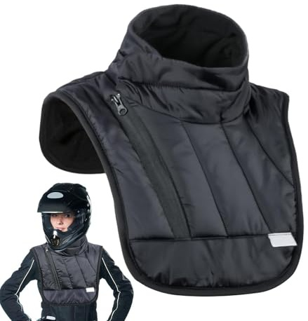 Motorrad-Halswärmer für Herren, Halswärmer für Motorrad, Taslan-Gewebe, Wärmeschutz für Hals, Brust- und Nackenwärmer, winddicht, warme Ausrüstung