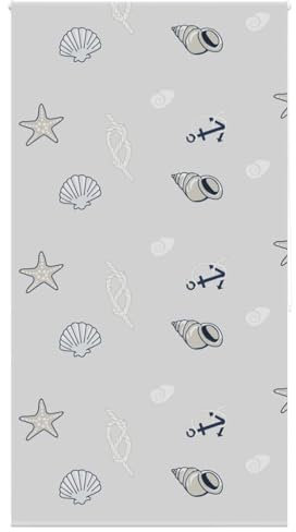 vidaXL Duschrollo 140x240 cm Stoffbreite 136 cm, Duschvorhang, Badewannenvorhang, Seitenzugrollo, Dusche Rollo, Badewannenrollo, Duschvorhang-Rollo