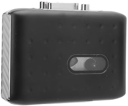 Sxhlseller Player e Registratore Portatile a Cassetta con Convertitore USB C MP3, Microfono Incorporato, Jack per Cuffie, modalità a Doppia Potenza, Registrazione Inversa, Dispositivo